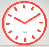 Oranžové moderní nástěnné hodiny JVD TIME H81.2
