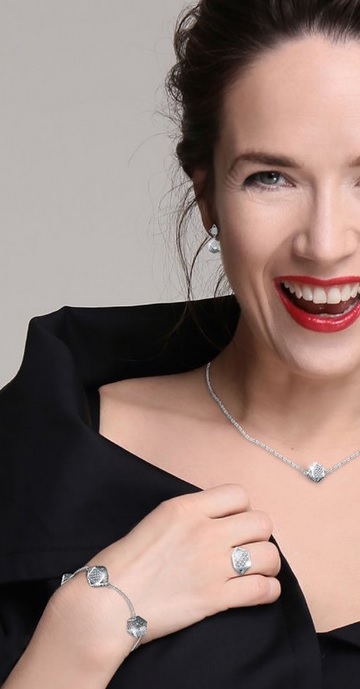 Klenoty Budín  Zlatý náhrdelník Kostka - COUPLE ve žlutém zlatě s broušenými kubickými zirkony 585/1000 6640033