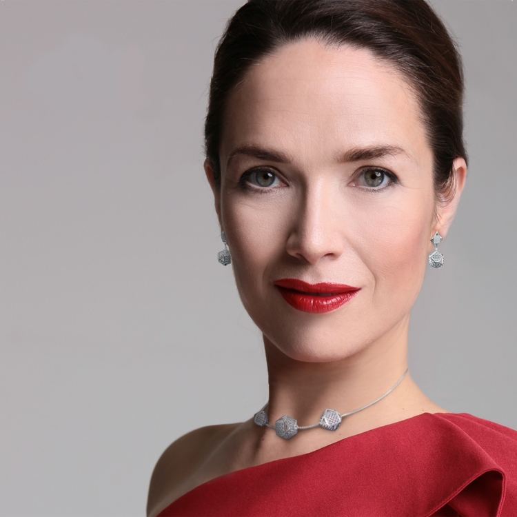 Klenoty Budín Luxusní zlatý prsten Kostka COUPLE v bílém zlatě 3 x 5x5mm 585/1000 6660290