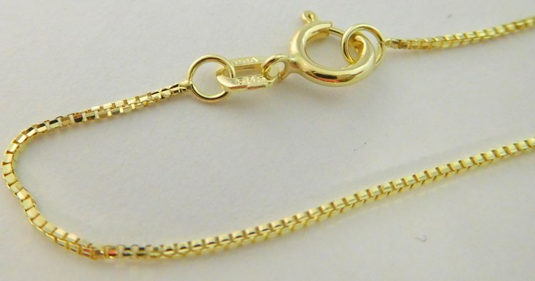 Klenoty Budín Dámský zlatý řetízek na přívěsek (Benátský) 42cm 585/1,22gr 3640112