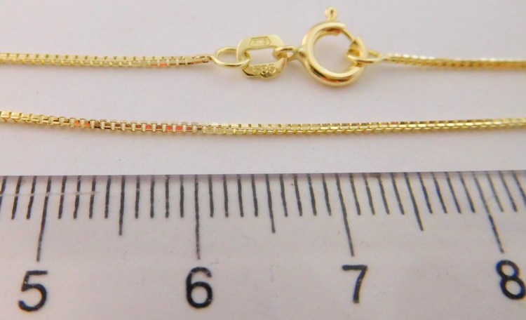 Klenoty Budín Dámský zlatý řetízek na přívěsek (Benátský) 42cm 585/1,22gr 3640112