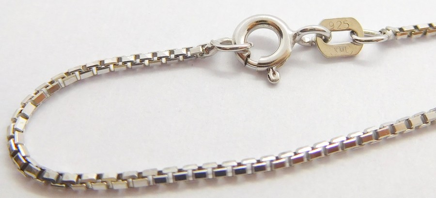 Klenoty Budín Dámský přívěskový stříbrný řetízek VENEZIA - BENÁTSKÝ 925/2,44gr 45cm 0301167