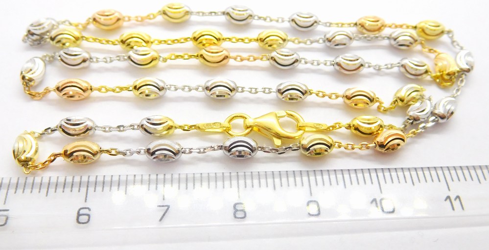 Klenoty Budín Dámský gravírovaný stříbrný náramek (zlatá,růžová,stříbrná) 925/1000 18cm 031047300007