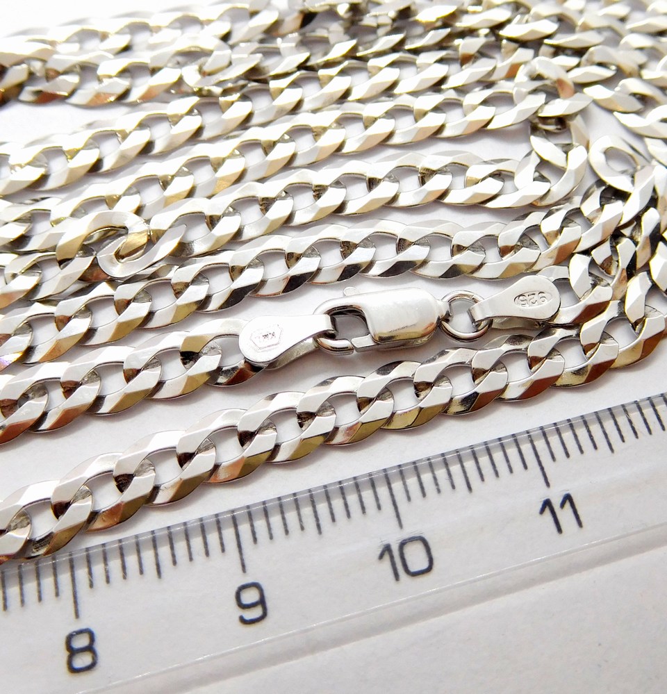 Klenoty Budín Mohutný pánský stříbrný náramek PANCER 925/1000 3,80gr 20cm 030238100085