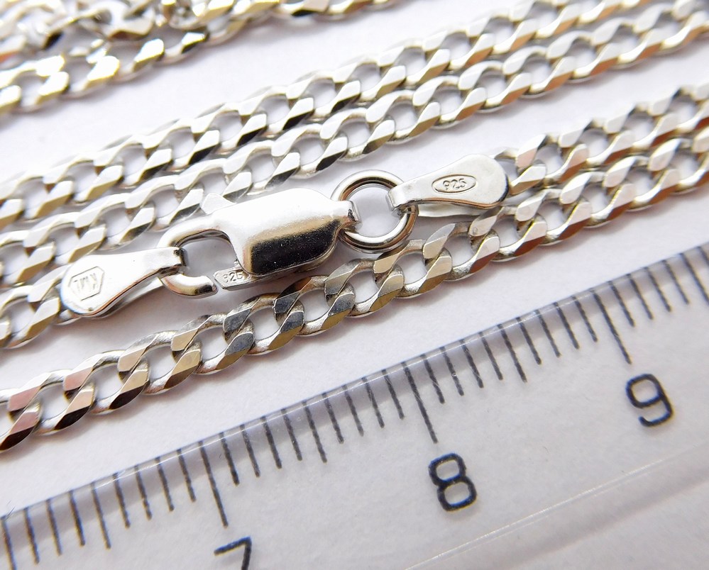 Klenoty Budín Pevný unisex stříbrný řetízek PANCER 925/1000 5,74gr 50cm 030303500080