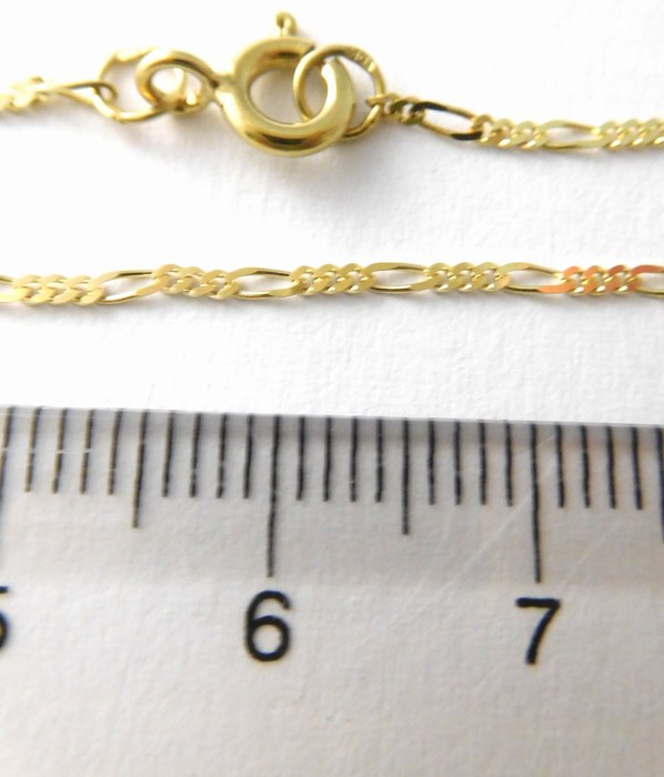 Klenoty Budín Dámský zlatý řetízek z růžového zlata 585/1,30gr 45cm HK6116