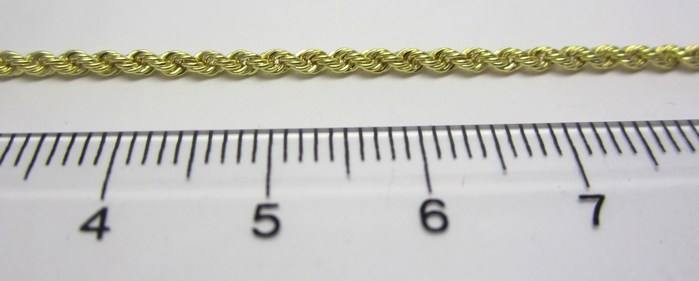 Klenoty Budín Mohutný zlatý dámský řetízek (VALIS) 585/3,59gr 45 cm HK6124