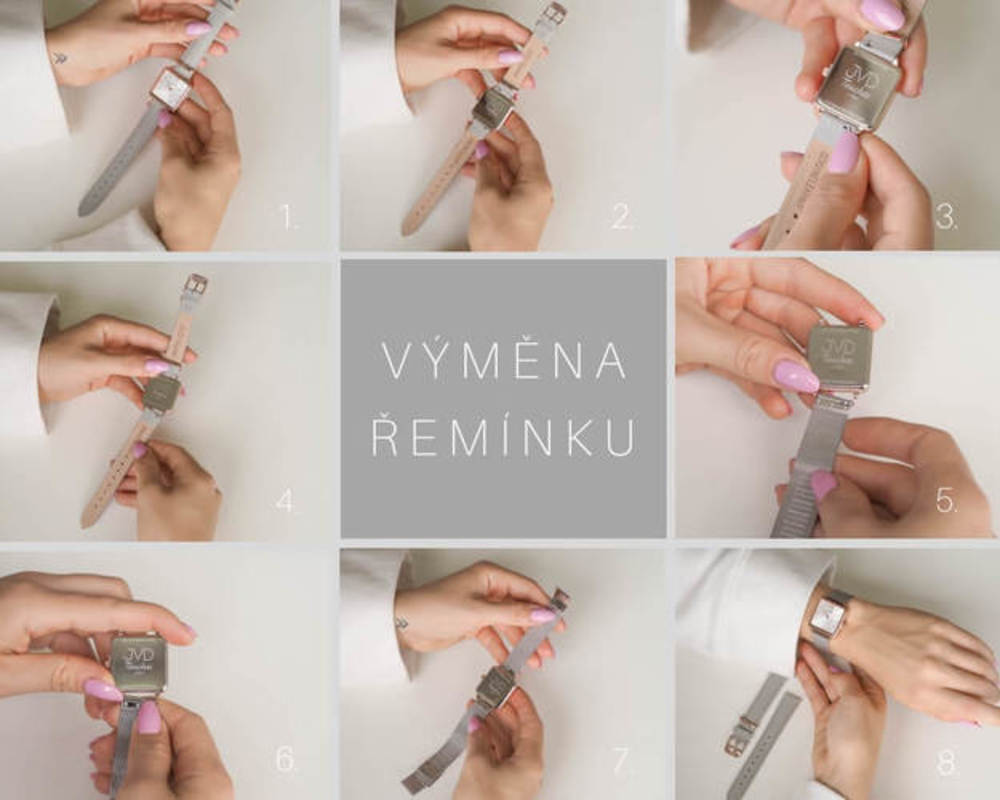 JVD Luxusní dámské nerezové ocelové hodinky JVD J-TS56