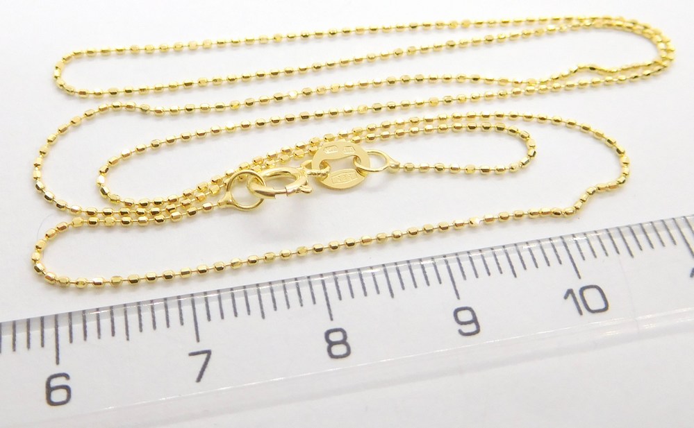 Klenoty Budín Dámský zlatý přívěskový řetízek 585/1,22gr 50cm HK6230