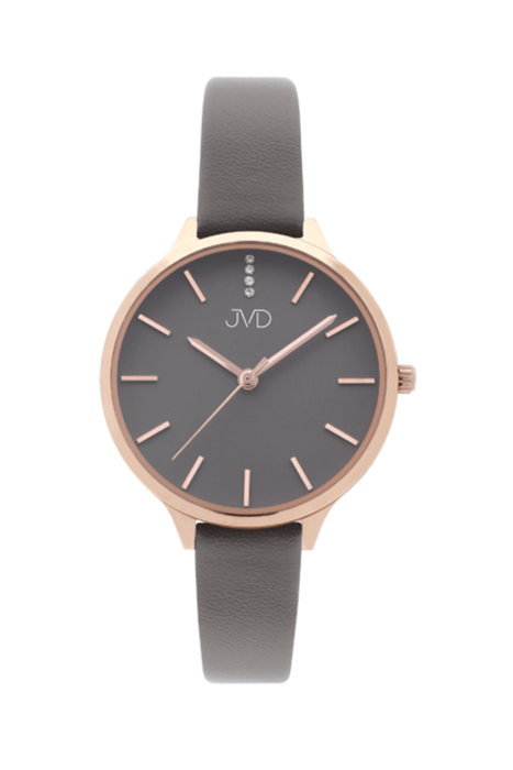 JVD Dámské módní designové hodinky JVD JZ201.4 s řemínkem z pravé kůže
