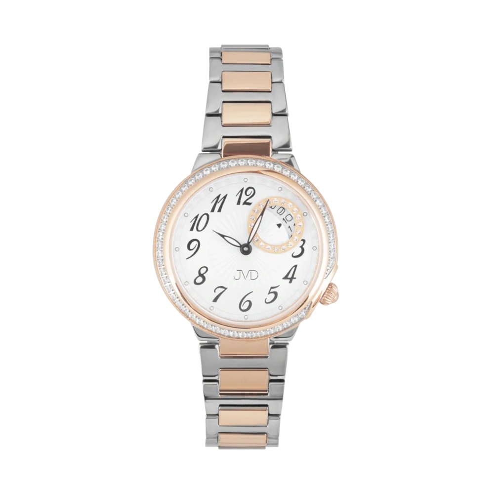 JVD Dámské kulaté náramkové elegantní šperkové hodinky JVD JG1039.2