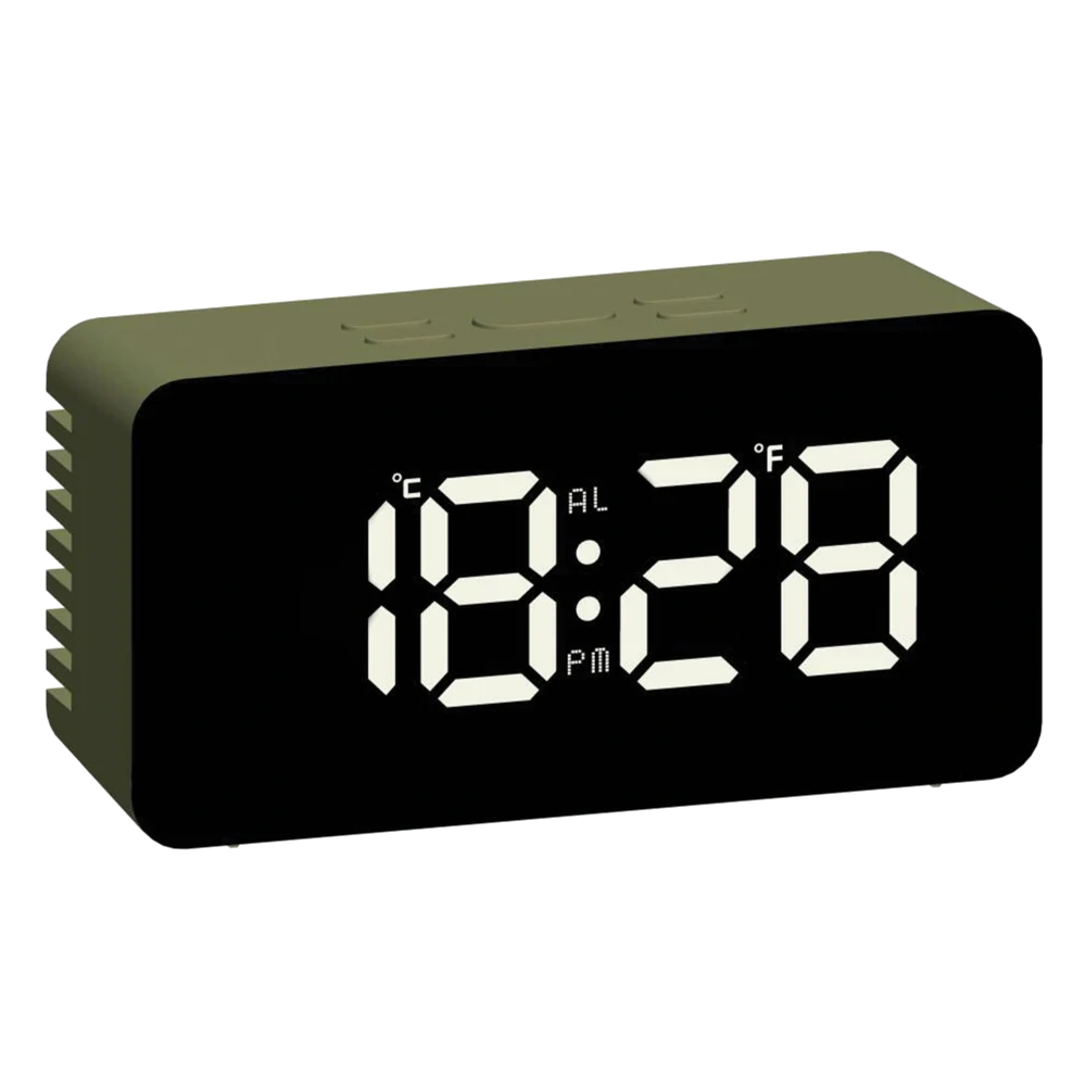 JVD Digitální budík do sítě s bílými LED svítícími čísly JVD SB3658.6