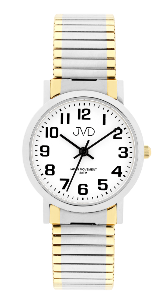 JVD Dámské módní ocelové hodinky na pružném pérovém řemínku JVD J4012.7