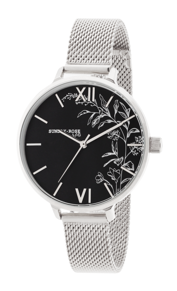 SUNDAY ROSE Dámské luxusní designové hodinky SUNDAY ROSE Dark Winter SUN-S27
