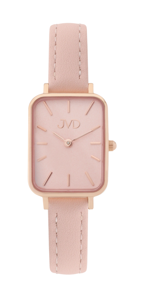 JVD Luxusní dámské růžové elegantní nerezové ocelové hodinky JVD J-TS54