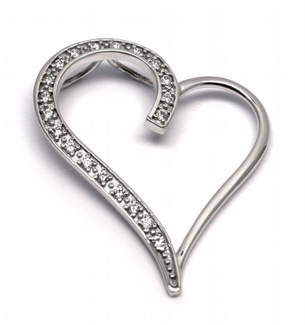 Diamantový zlatý přívěsek s pravými diamanty 585/1,93 gr J-20691-12 POŠTOVNÉ ZDARMA!