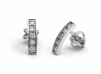 Diamantové náušnice s přírodními pravými diamanty 585/1,06 gr J-20693-12 POŠTOVNÉ ZDARMA!