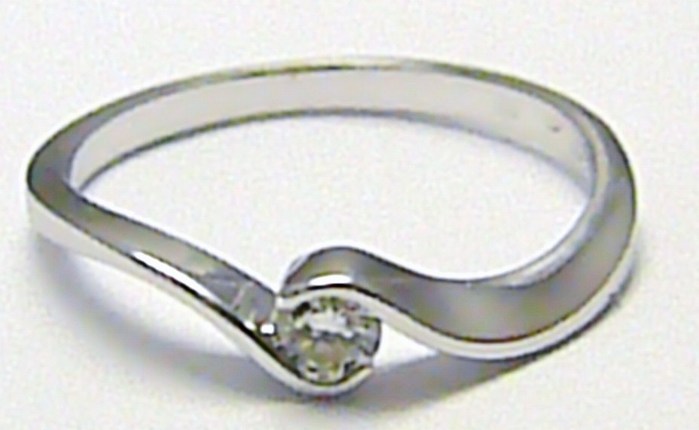 Klenoty Budín Zlatý zásnubní prsten s přírodním diamantem 585/1,72 gr D001