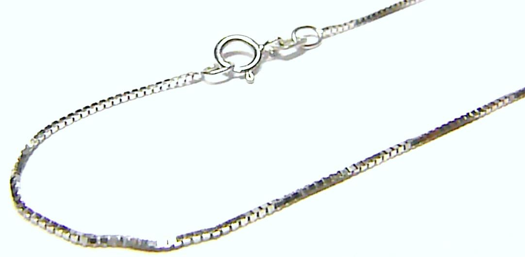 JVD Dámský přívěskový řetízek z bílého zlata 40cm 585/1,07gr 3690137