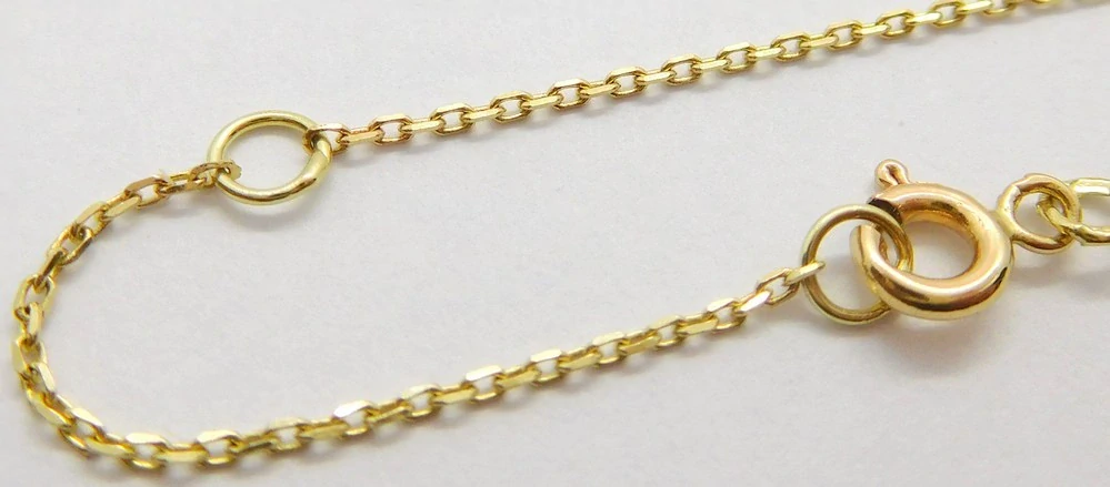 Klenoty Budín Dámský zlatý náramek ze žlutého zlata ANKER 585/0,72gr 17+3cm HK7122