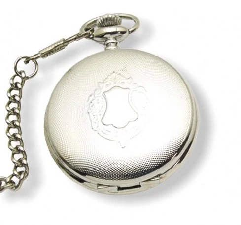 Klenoty Budín Luxusní stříbrné kapesní hodinky retro BADUS 11960913 s římskými číslicemi