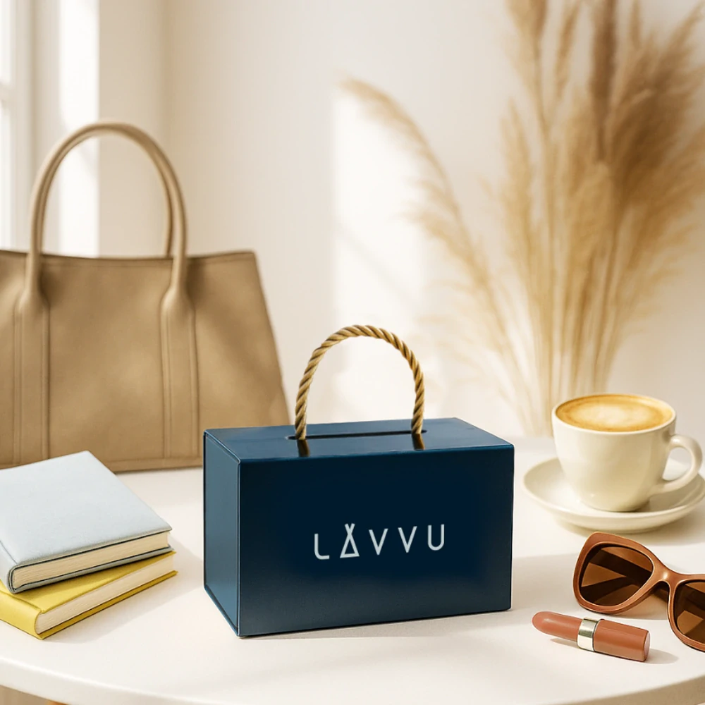 LAVVU Zlato-hnědé dámské hodinky SKIEN se safírovým sklíčkem LWL5073