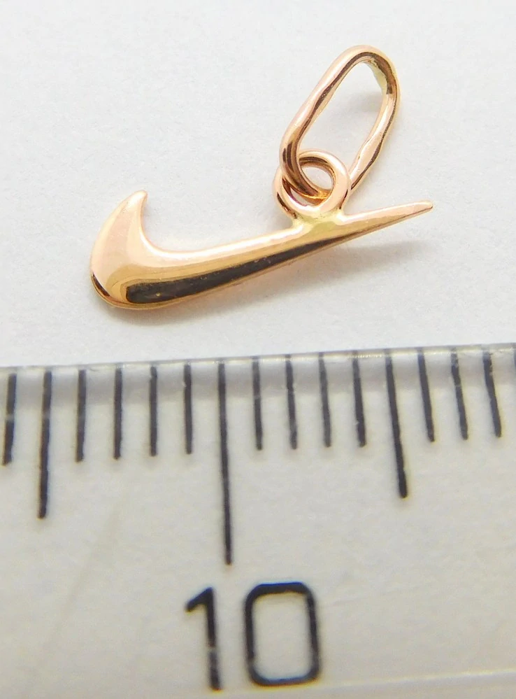 Klenoty Budín Zlatý přívěsek z růžového zlata tvar NIKE 585/0,16gr 741045339