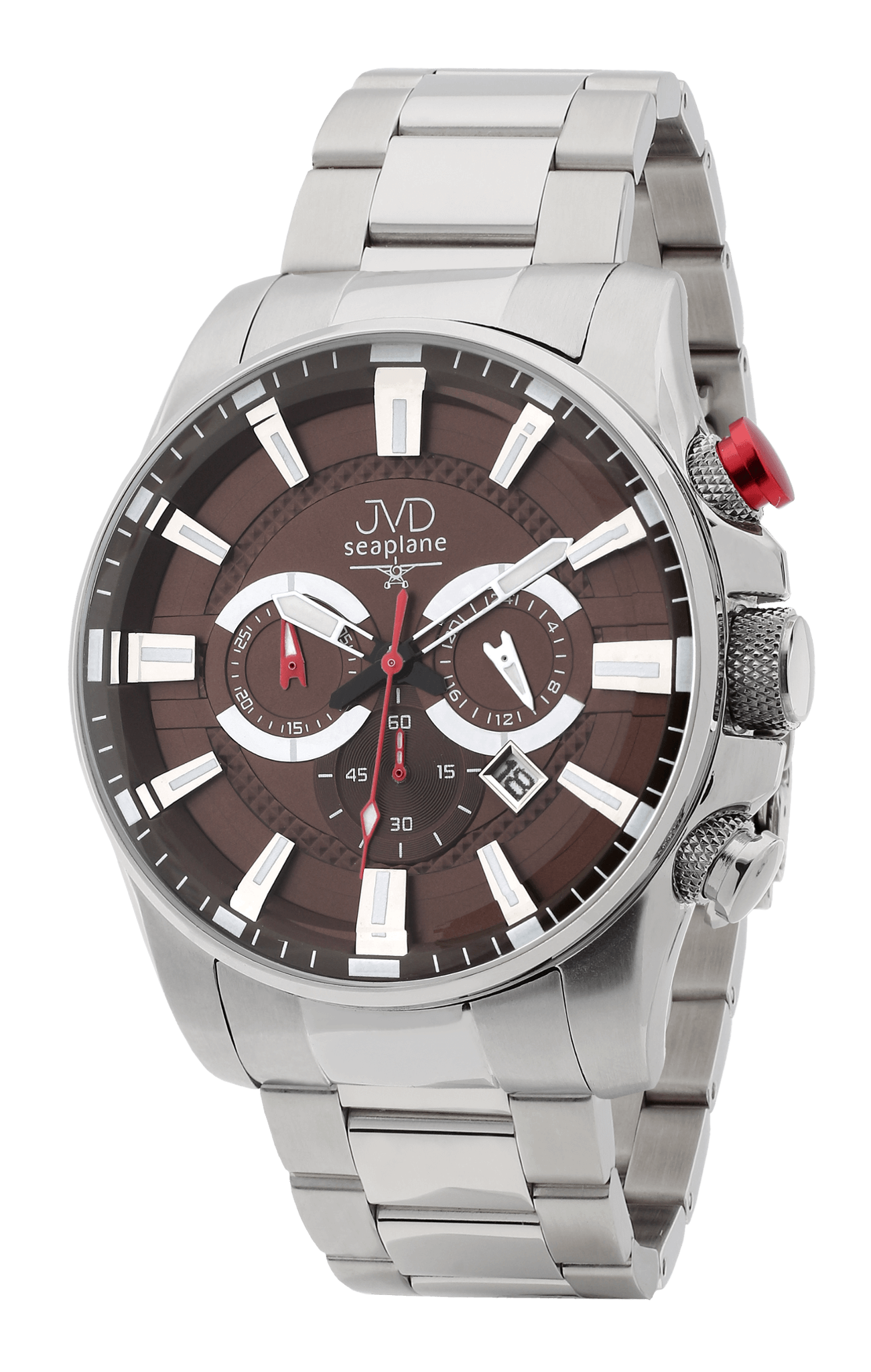 Pánské vodotěsné náramkové hodinky JVD JE1004.1 - chronograf 10ATM