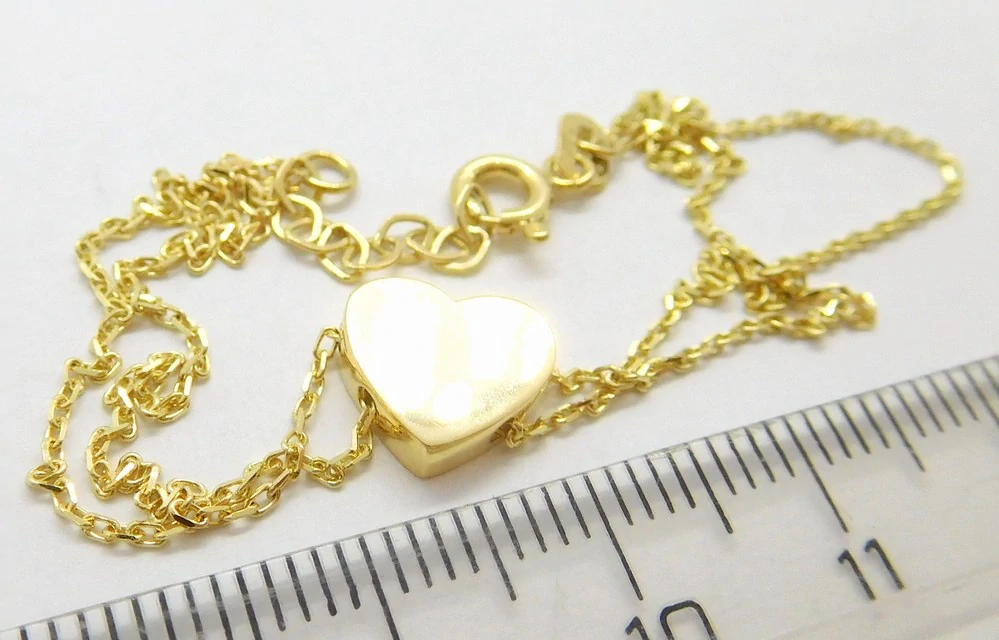 Klenoty Budín Dámský dvojitý zlatý pevný náramek 19cm 585/1,82gr HK4052