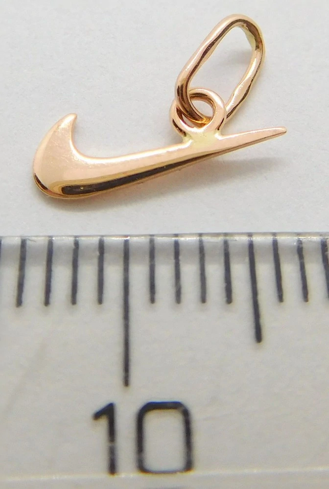 Klenoty Budín Zlatý přívěsek z růžového zlata tvar NIKE 585/0,16gr 741045339