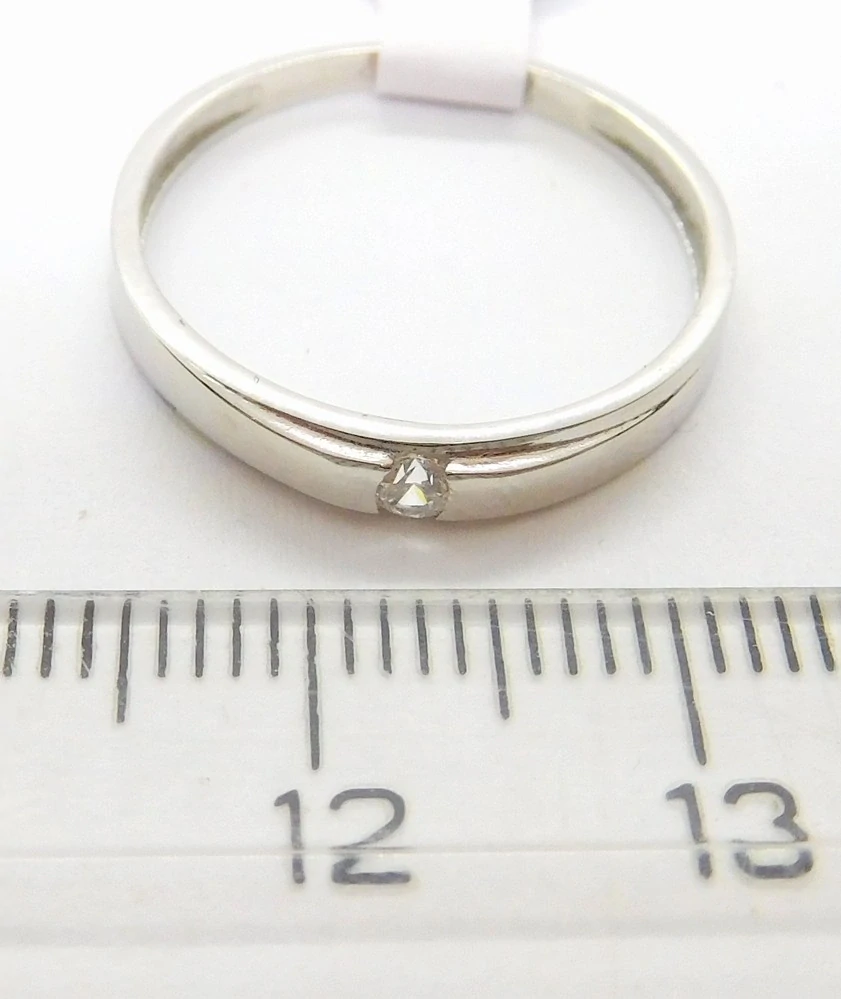 Klenoty Budín Dámský zásnubní prsten se zirkonem 585/1,30gr vel. 55 25531