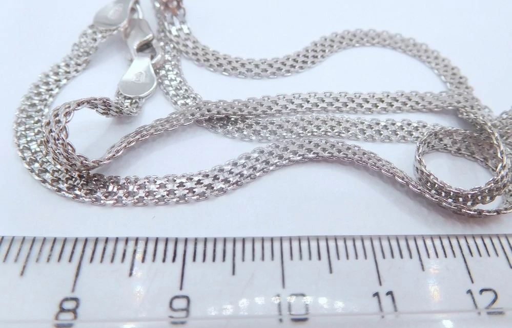 Klenoty Budín Dámský mohutný stříbrný náramek šíře 4mm s karabinou ryz. 925/1000 18cm 030785500023