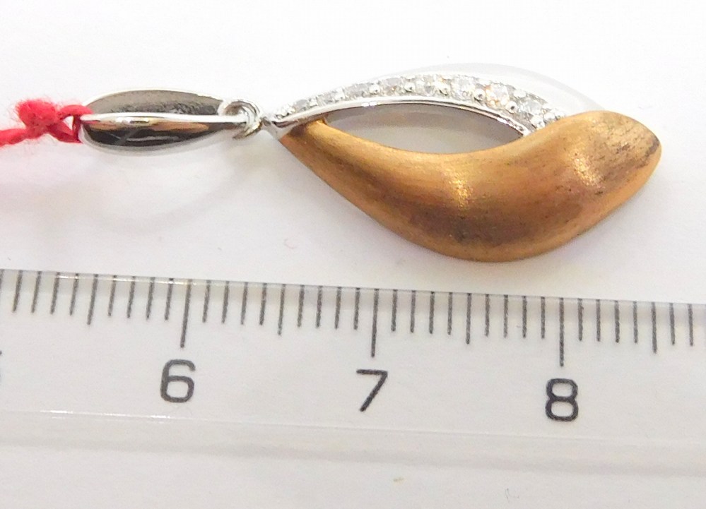 Klenoty Budín Dámský stříbrný přívěsek posetý zirkony matný rose gold 925/1000 VL001