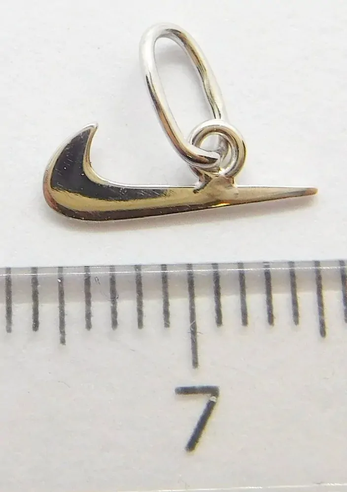Klenoty Budín Zlatý přívěsek z bílého zlata tvar NIKE 585/0,16gr 341045339