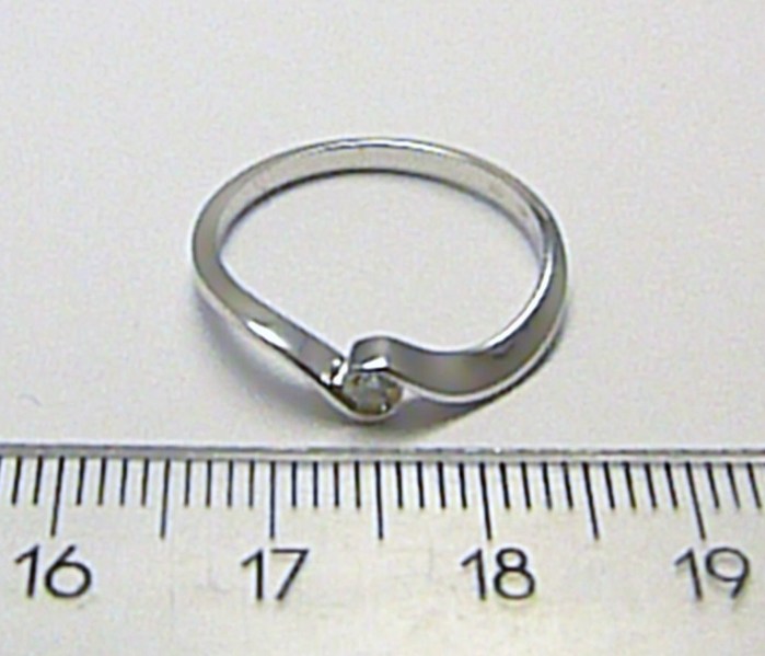 Klenoty Budín Zlatý zásnubní prsten s přírodním diamantem 585/1,72 gr D001