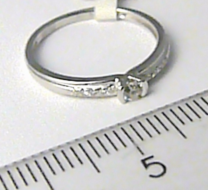 Klenoty Budín Zásnubní zlatý diamantový prsten posetý diamanty 11ks vel.49  3860829