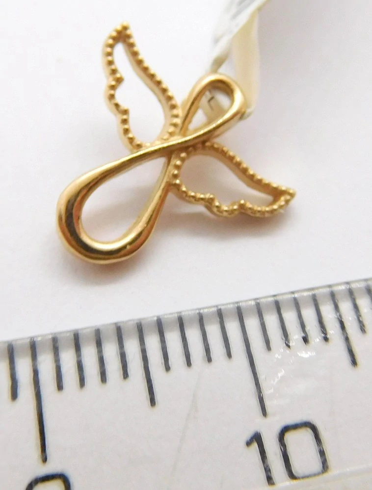 Klenoty Budín Zlatý andělíček z růžového zlata - přívěsek 585/0,65gr 6870036