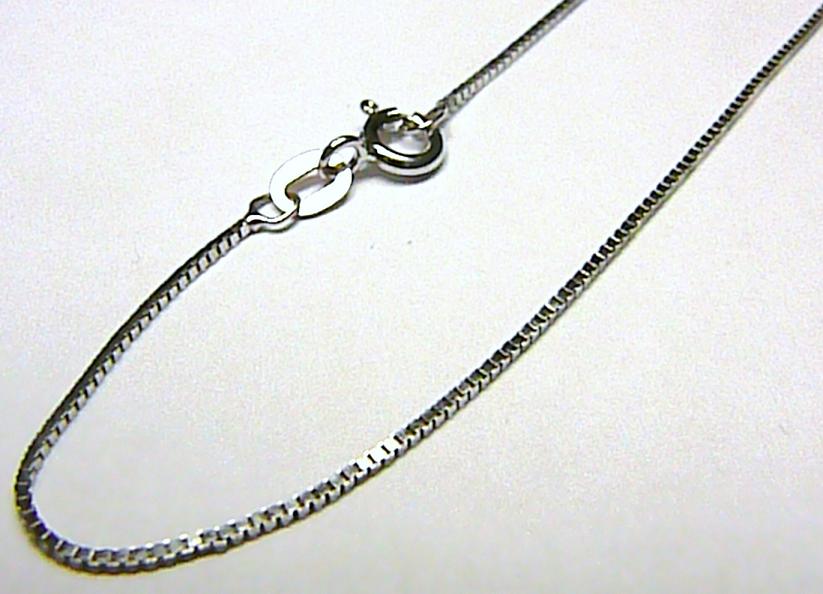 JVD Dámský přívěskový řetízek z bílého zlata 40cm 585/1,07gr 3690137