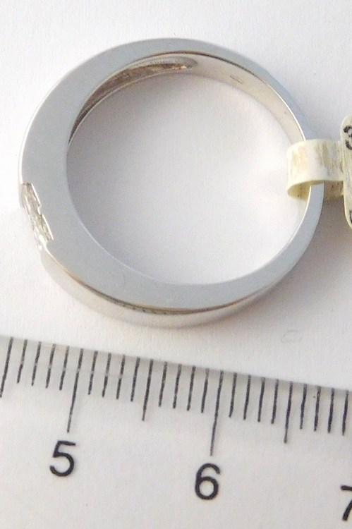 Klenoty Budín Masivní diamantový prsten z bílého zlata s brilianty 585/4,0gr vel. 55 3860071