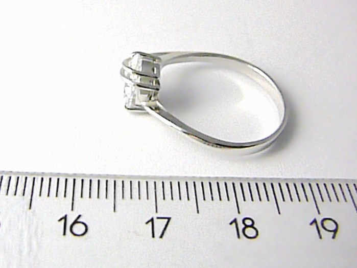 Klenoty Budín Mohutný zásnubní prsten s velkým zirkonem 585/2,57g vel.57 323041178