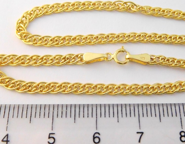 Klenoty Budín Mohutný pevný silný zlatý náramek 24cm 585/2,43gr HK7138