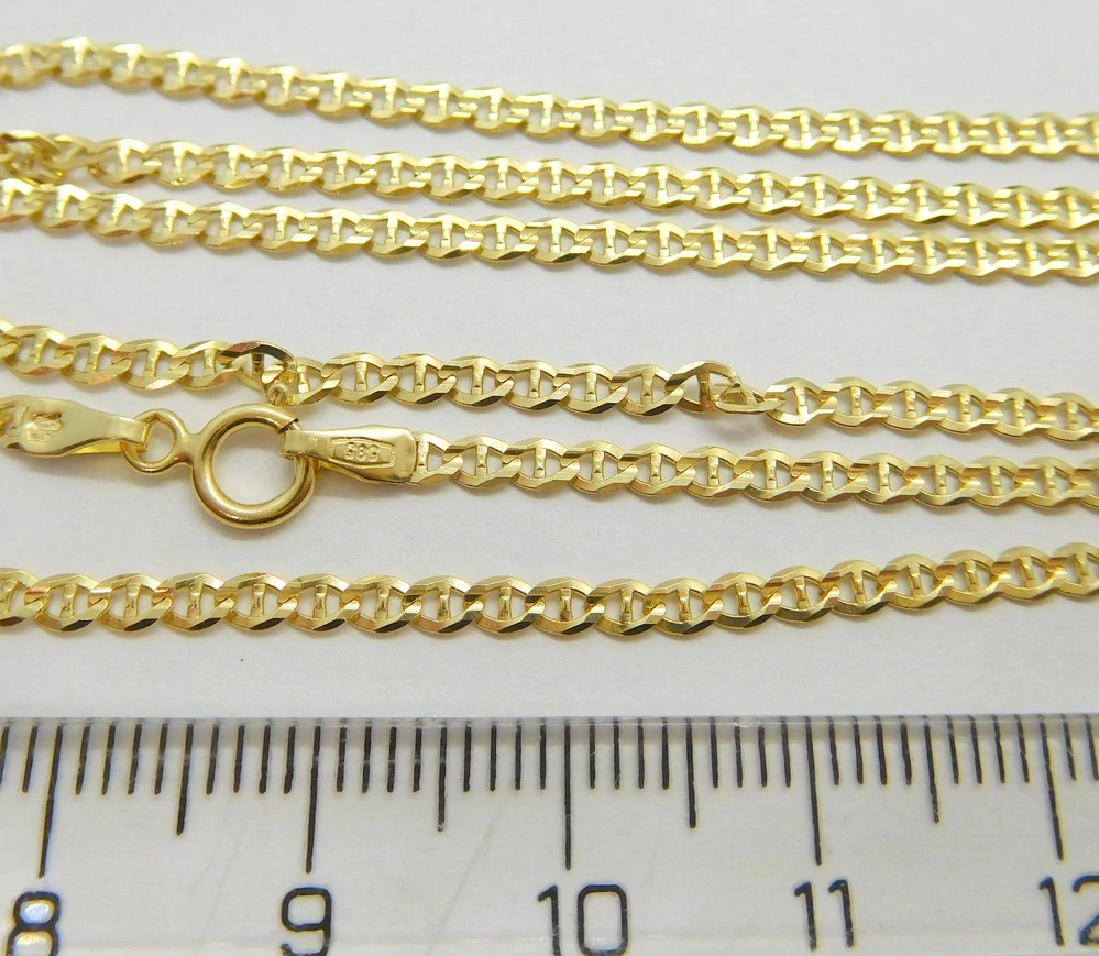 Klenoty Budín Pánský široký mohutný zlatý náramek PANCER+MŮSTEK 585/1,95gr 22cm HK7151