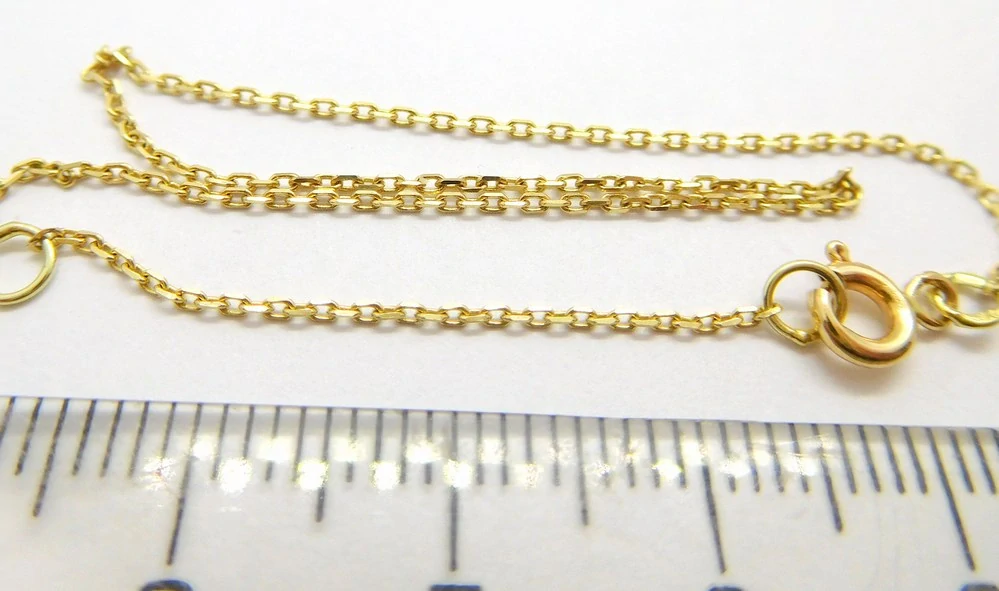 Klenoty Budín Dámský zlatý náramek ze žlutého zlata ANKER 585/0,72gr 17+3cm HK7122