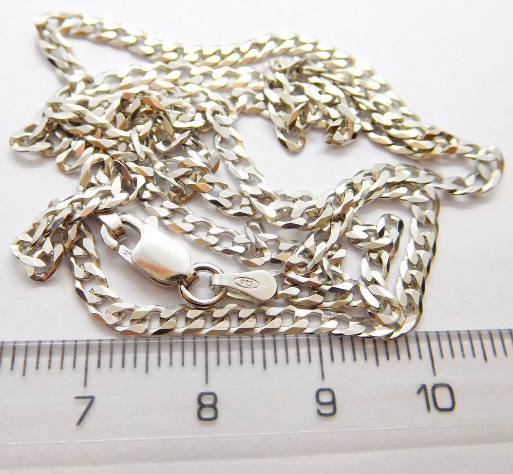 Klenoty Budín Pevný pánský stříbrný řetízek PANCER 925/1000 6,19gr 55cm 030303500081