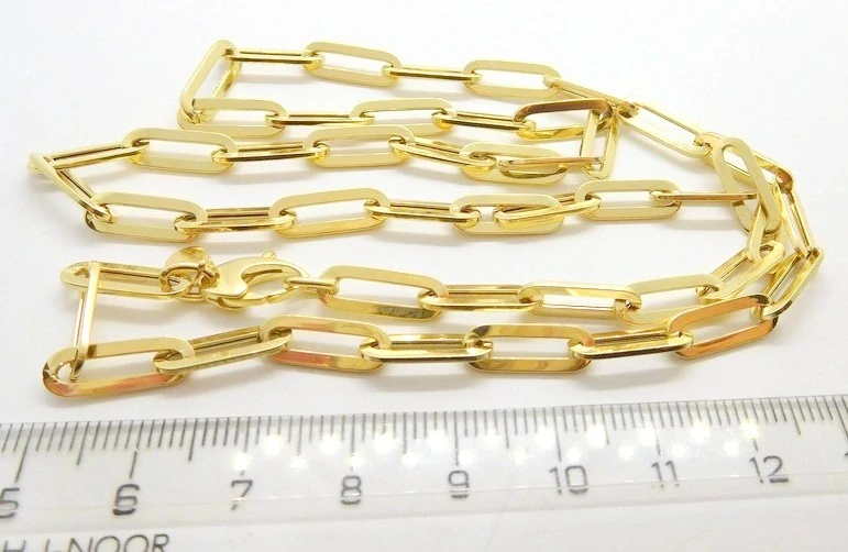 Klenoty Budín Pánský mohutný zlatý řetěz - oválná oka 585/7,84gr 54cm HK6202