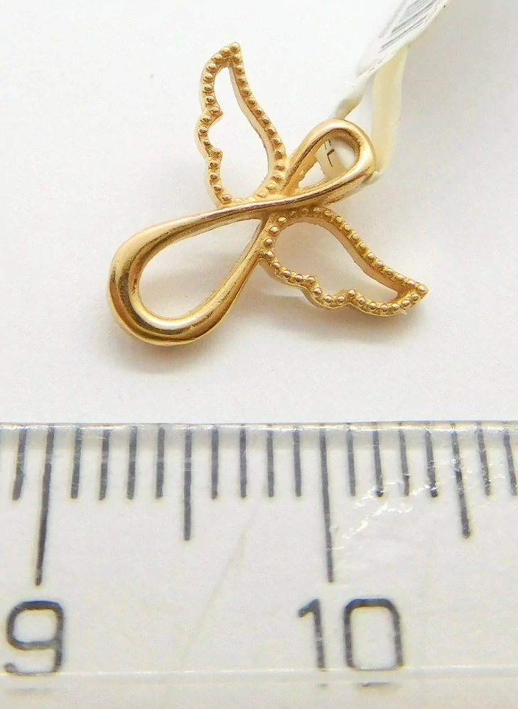 Klenoty Budín Zlatý andělíček z růžového zlata - přívěsek 585/0,65gr 6870036