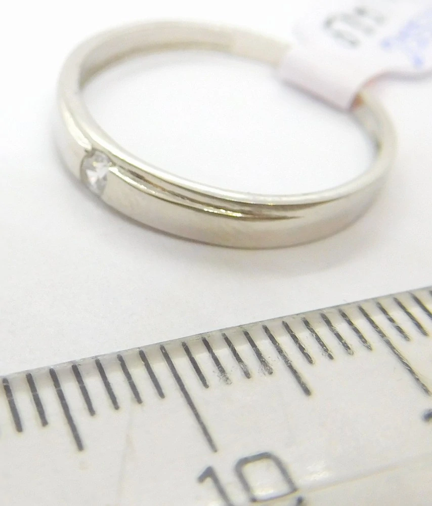 Klenoty Budín Dámský zásnubní prsten se zirkonem 585/1,30gr vel. 55 25531