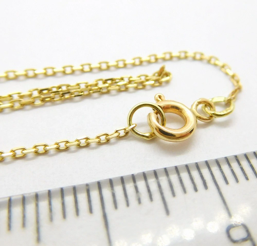 Klenoty Budín Dámský zlatý náramek ze žlutého zlata ANKER 585/0,72gr 17+3cm HK7122