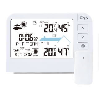 JVD Digitální meteorologická stanice s LED podsvícením JVD RB767.2