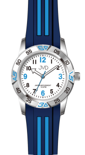 JVD Sportovní odolné dětské chlapecké vodotěsné hodinky JVD J7187.6 - 10ATM